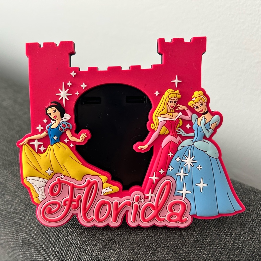 Florida Disney princess magnetic picture frame - NWOT